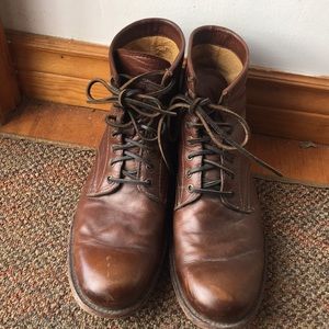 Frye Gordon Lace Up leather boots